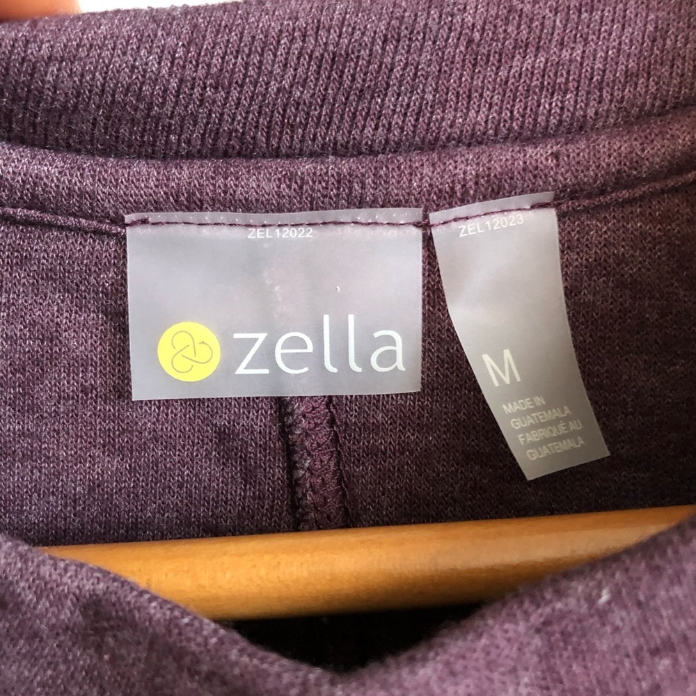 ZELLA Cozy Fleece High/low Sweatshirt In Purple - Picture 13 of 14